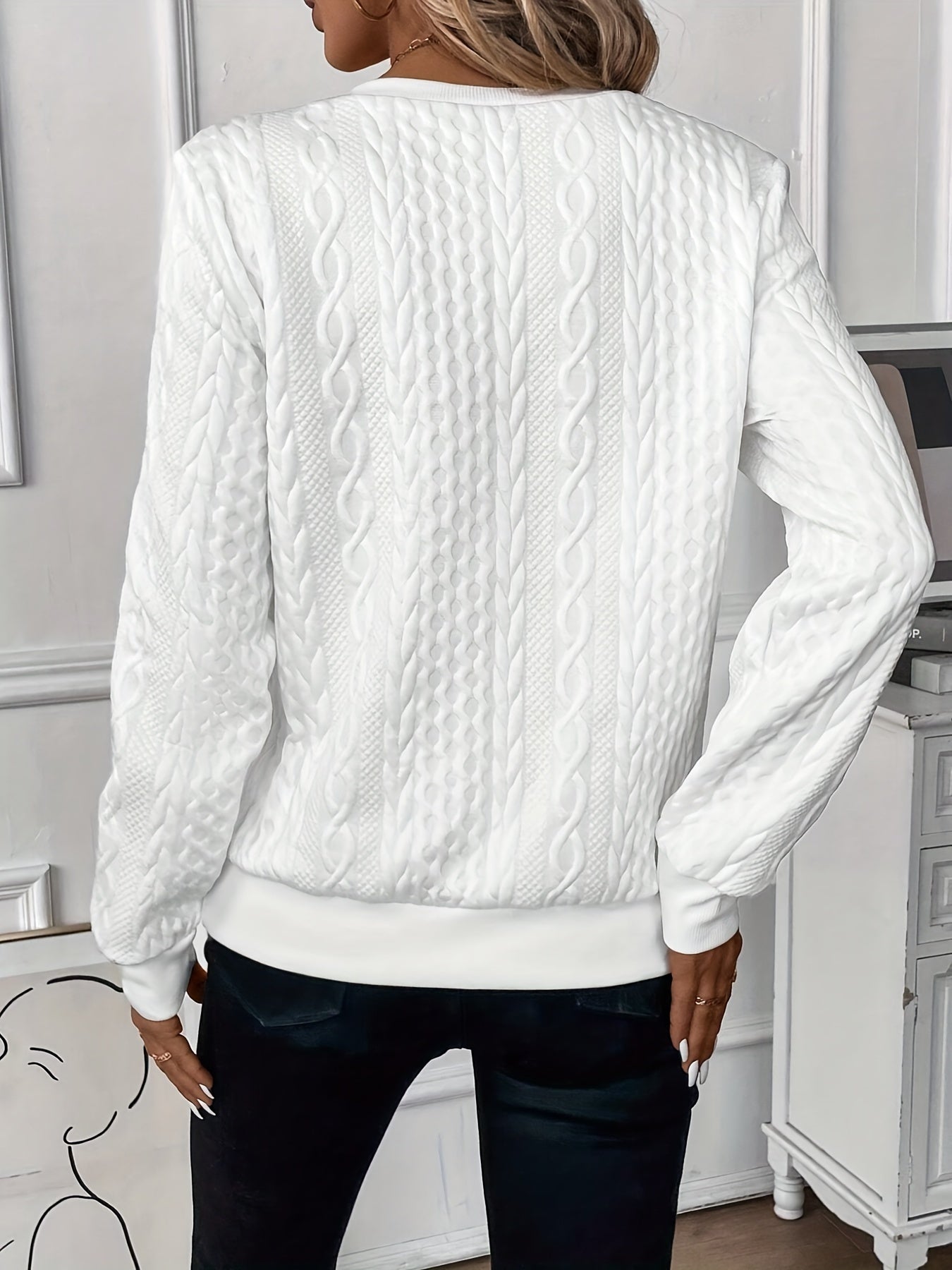 Eveloria Damen Strickpullover Stilvoll - Eveloria