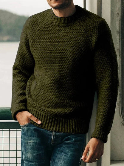 Eveloria Herren Pullover Klassisch Baumwolle