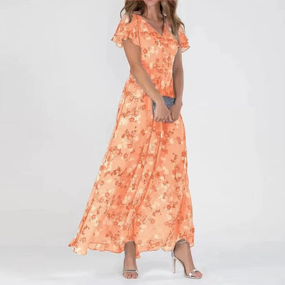 Damen Maxikleid Elegant Figurbetont