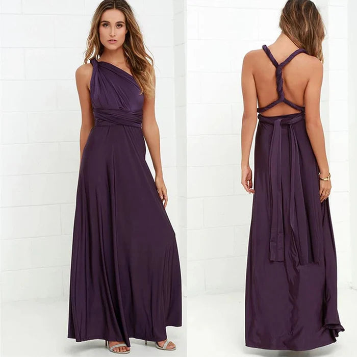 Eveloria Damen Wickelkleid Elastisch Mit Trägern