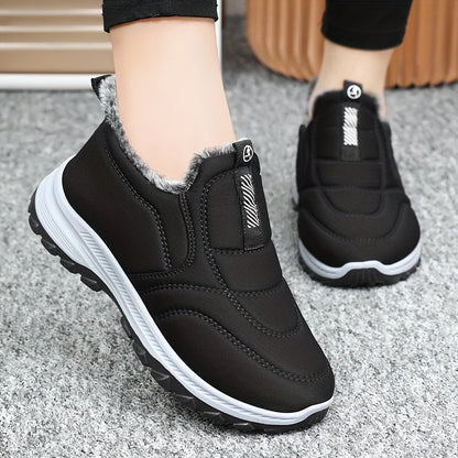 Damen Winterstiefel Knöchelhoch Warmes Innenfutter