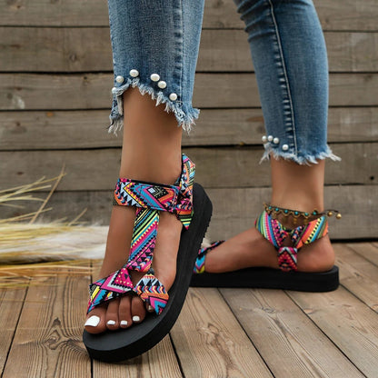 Eveloria Damen Boho Sandalen