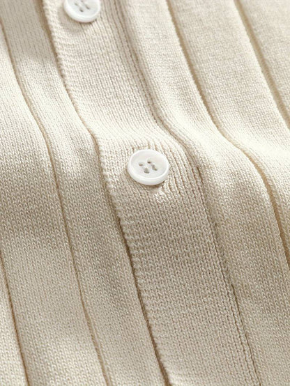 Damen Strickhemd Kurzarm