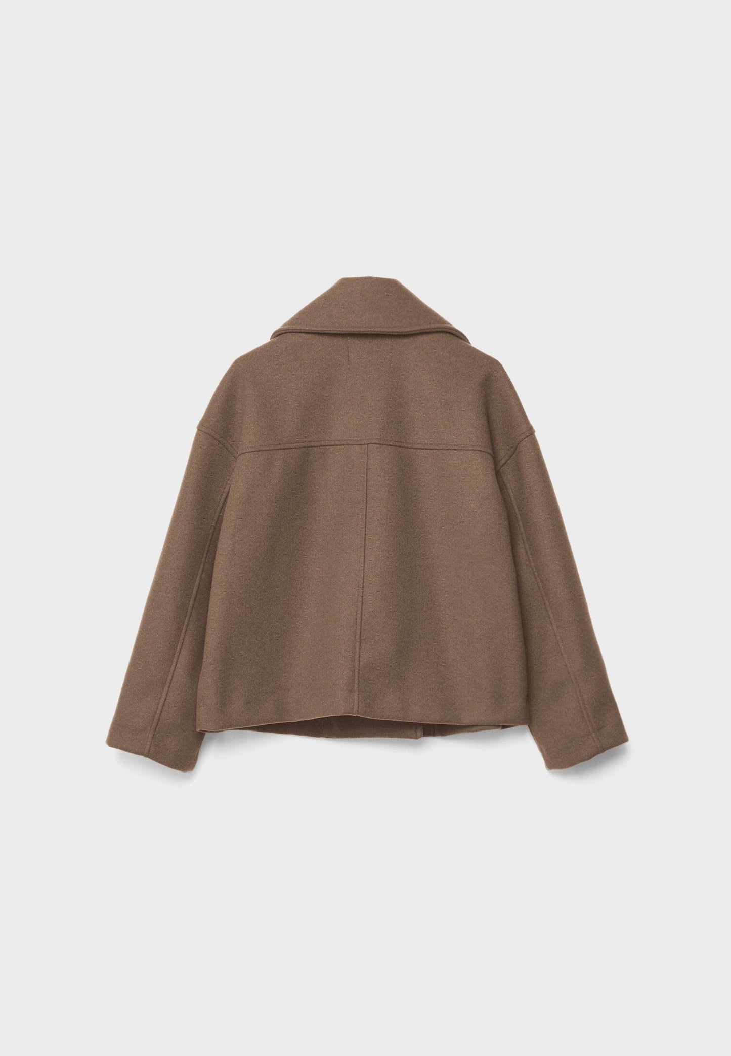 Damen Oversize Kurzmantel Herbst Übergang