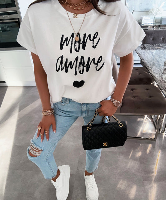 Damen T-Shirt Weiß - Eveloria