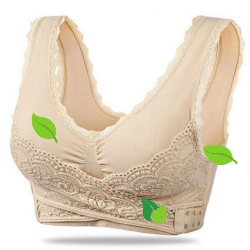 Damen Sport-BH Kabellos Gekreuzte Schnalle