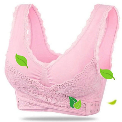 Damen Sport-BH Kabellos Gekreuzte Schnalle