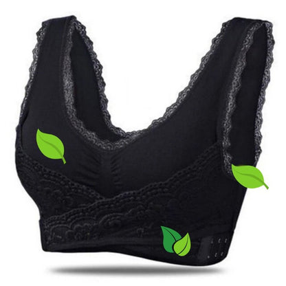Damen Sport-BH Kabellos Gekreuzte Schnalle