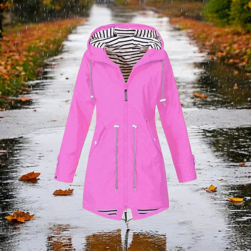 Damen Regenjacke Waterproof Eveloria