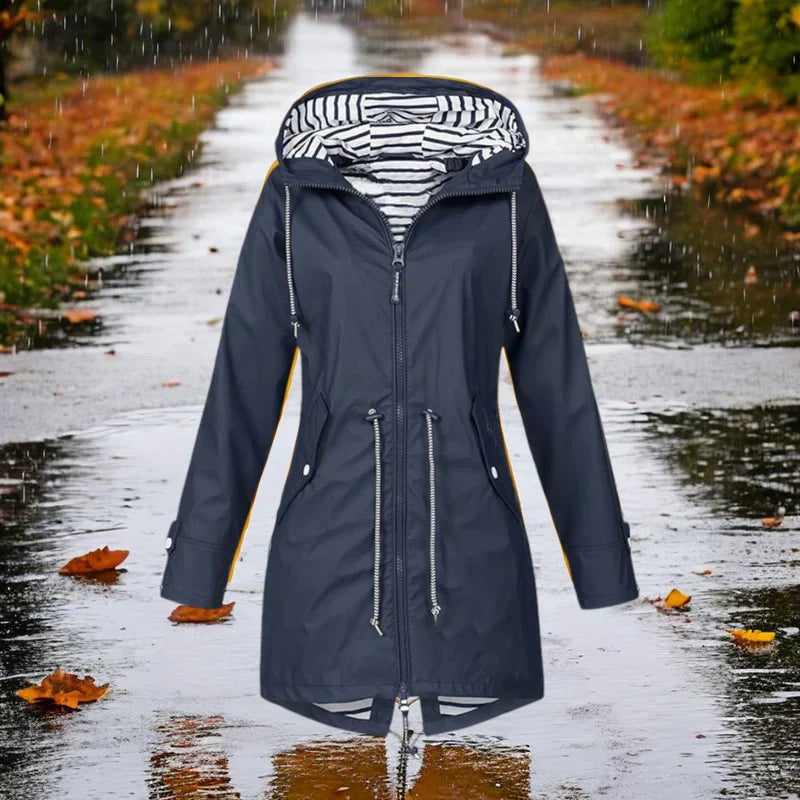 Damen Regenjacke Waterproof Eveloria
