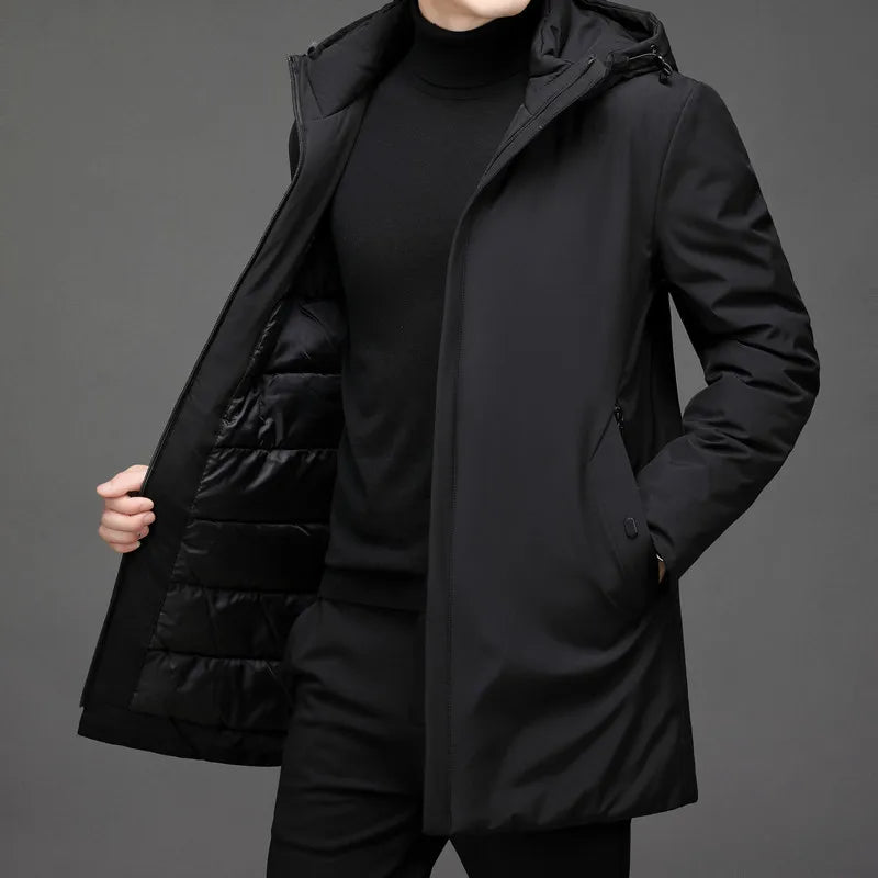 Herren Langarm-Winterjacke