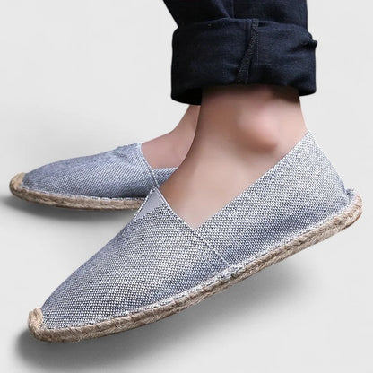 Herren Espadrilles Atmungsaktives Material Beige