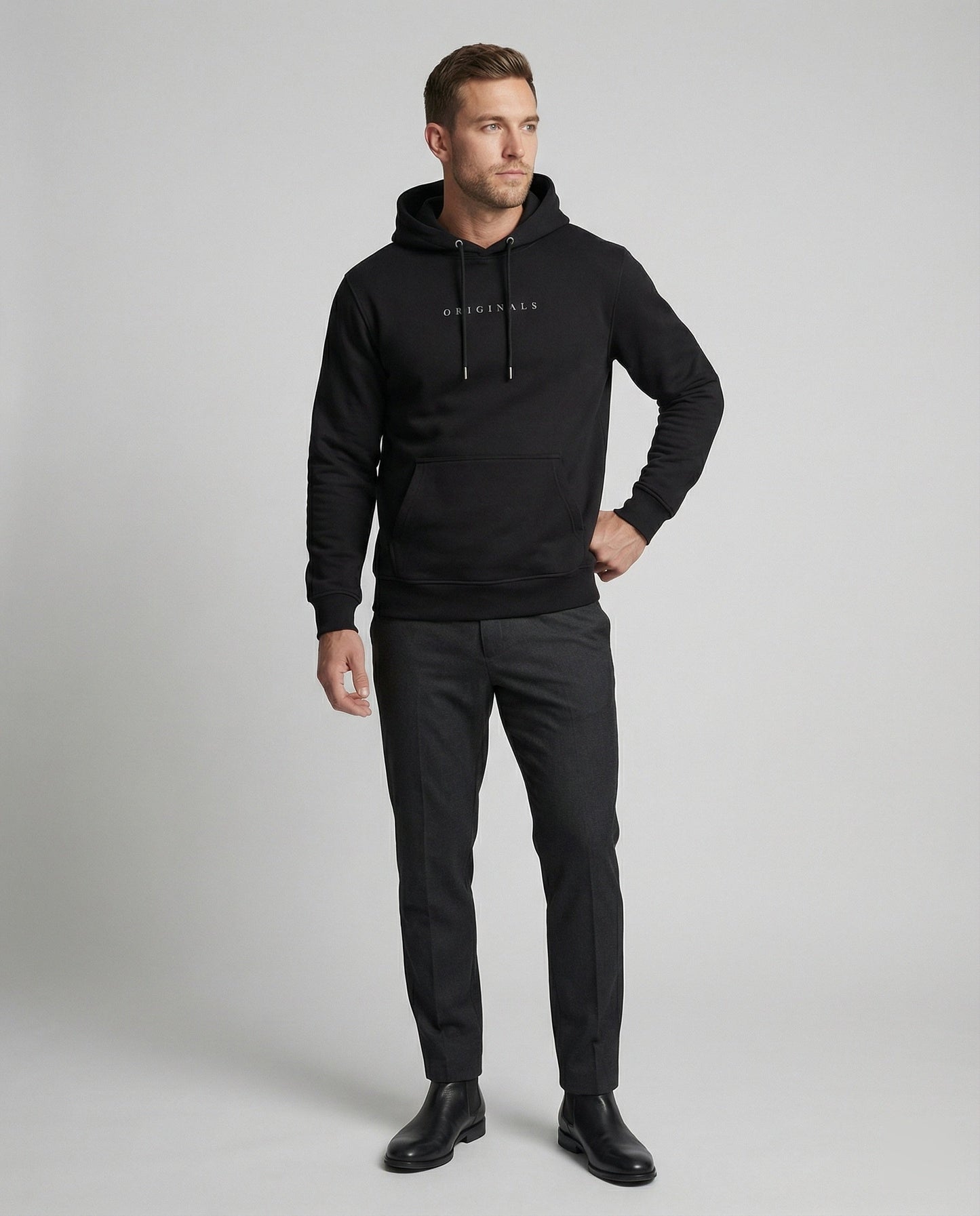 Herren Streetwear Hoodie Loose Fit