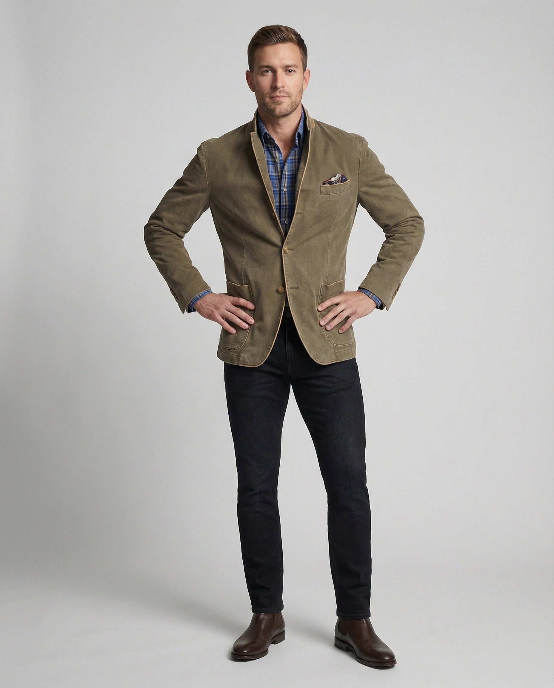Herren Cord Blazer - Eveloria