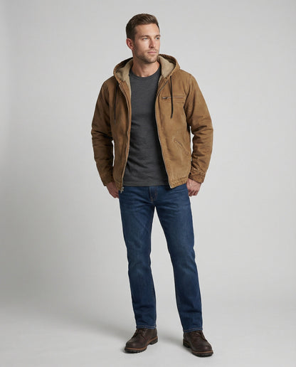 Herren Winter-Bomberjacke Warm Isoliert