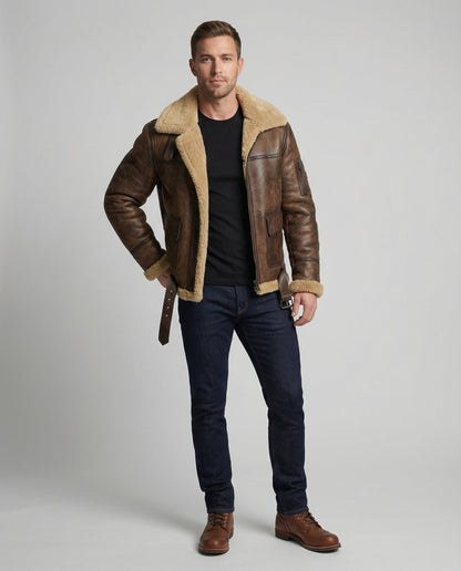Herren Stehkragenjacke