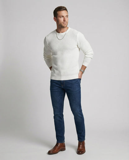 Herren Strukturpullover Modern