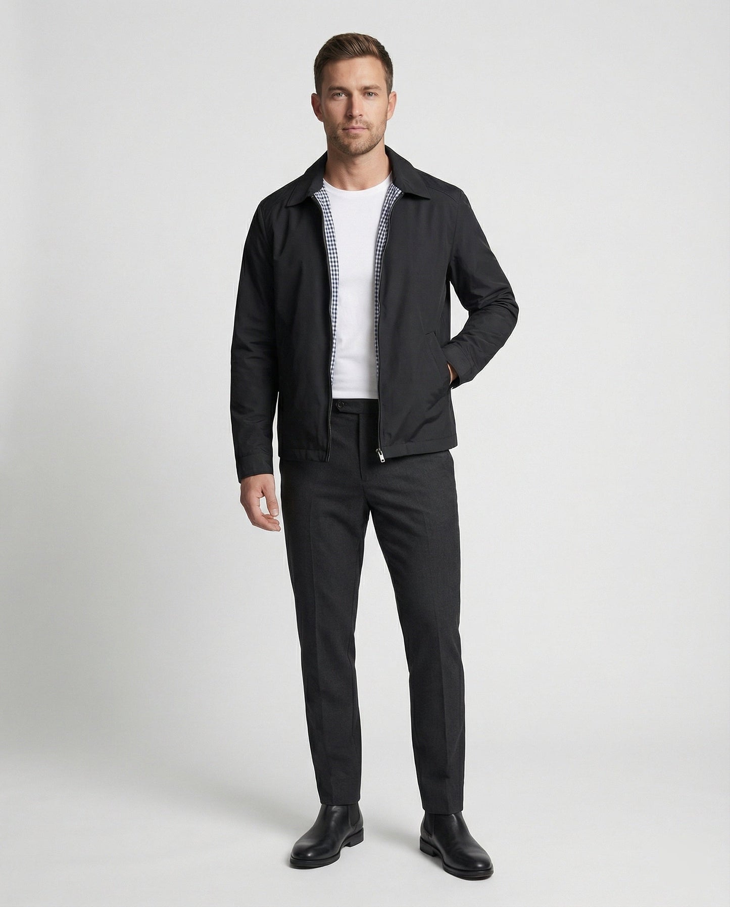 Herren Winterjacke Elegantes Design