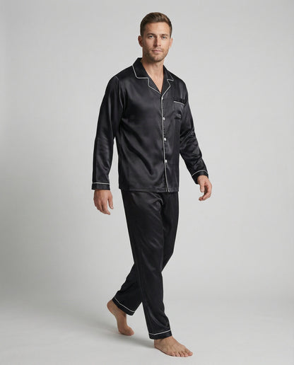 Herrenpyjama Satin - Eveloria