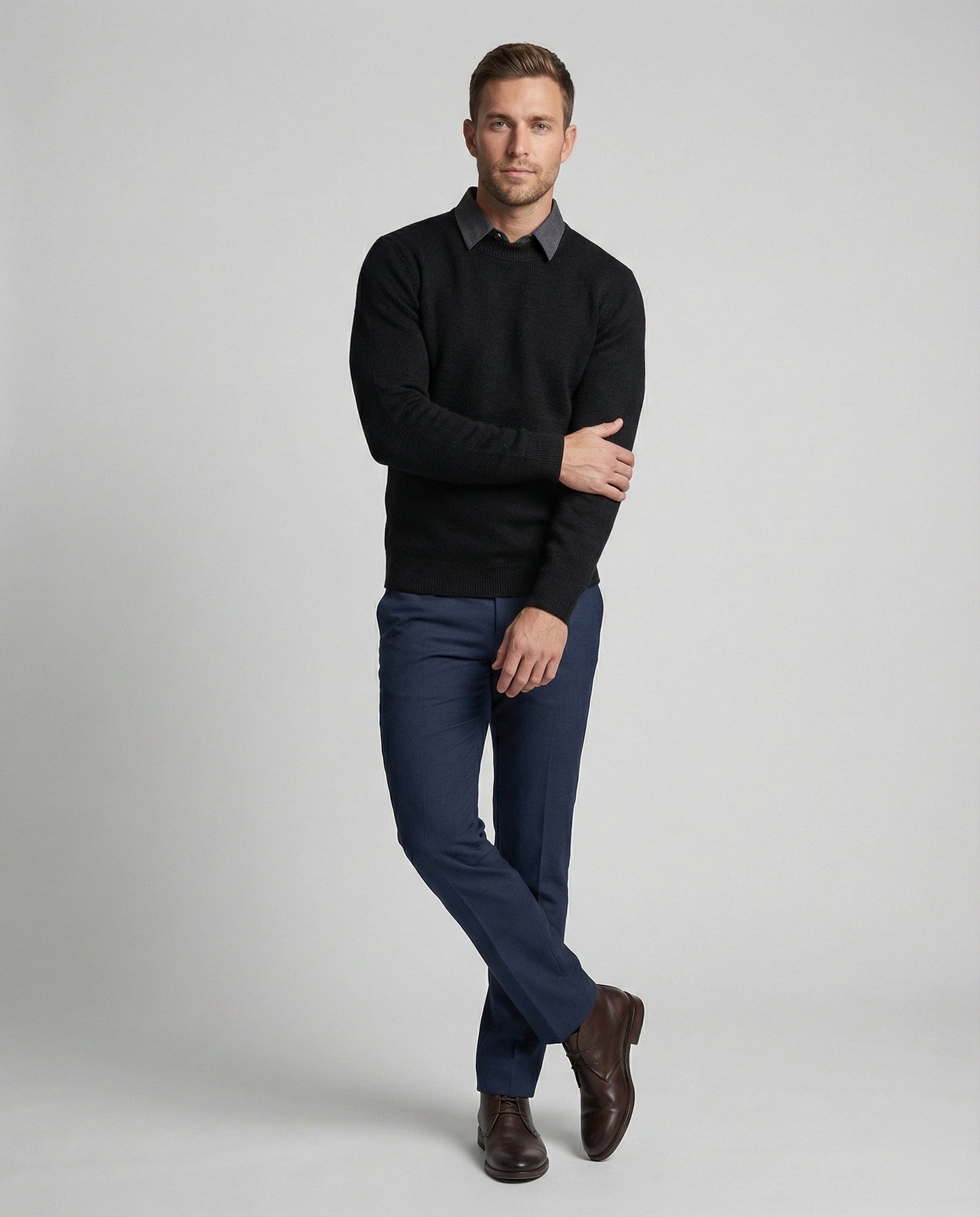 Herren Feinstrickpullover Elegantes Design