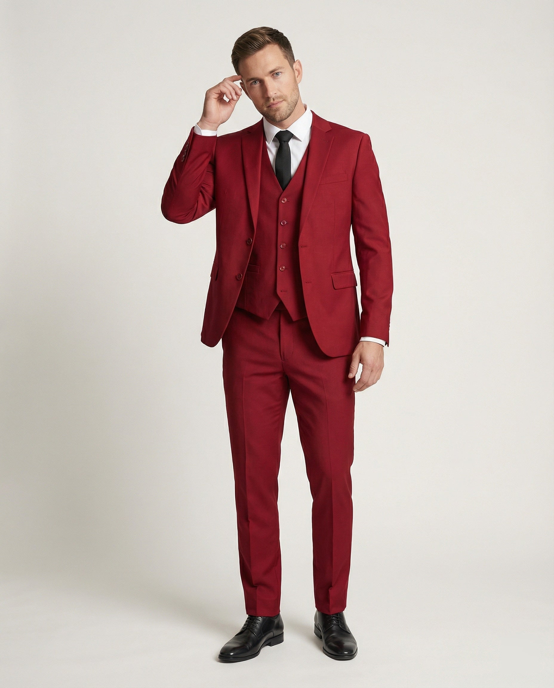 Herren 3-Teilig Anzug Elegant - Eveloria