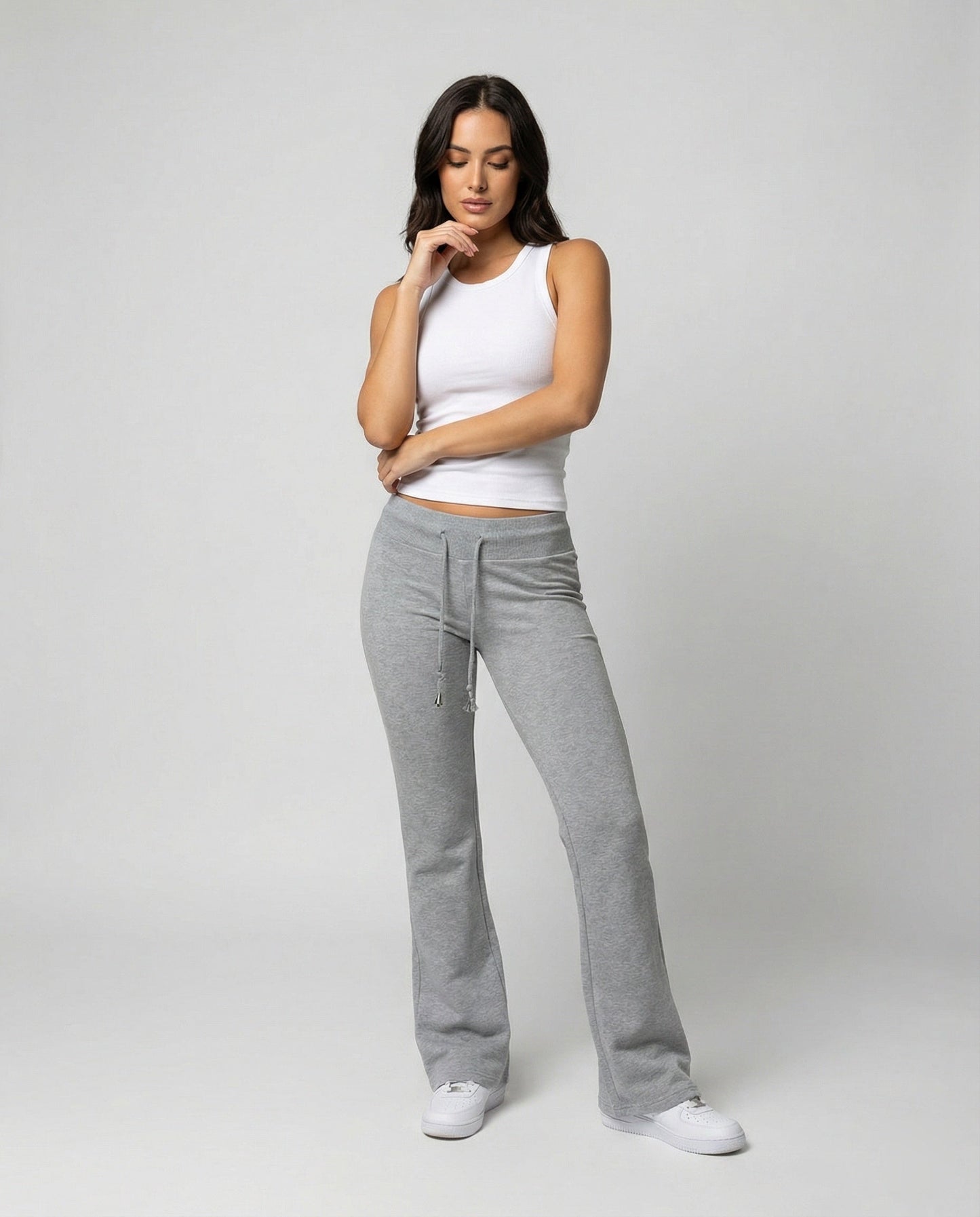 Damen Sweathose Hochtailliert Bequem