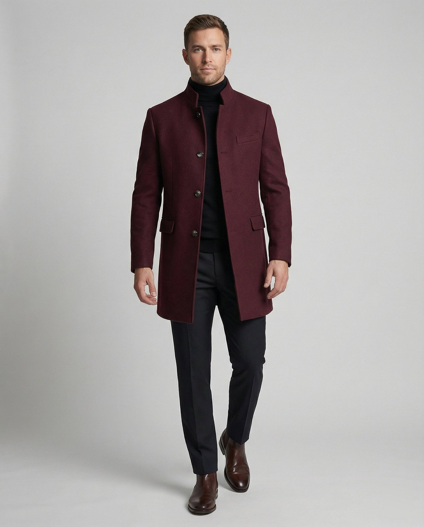 Herren Mantel Warm