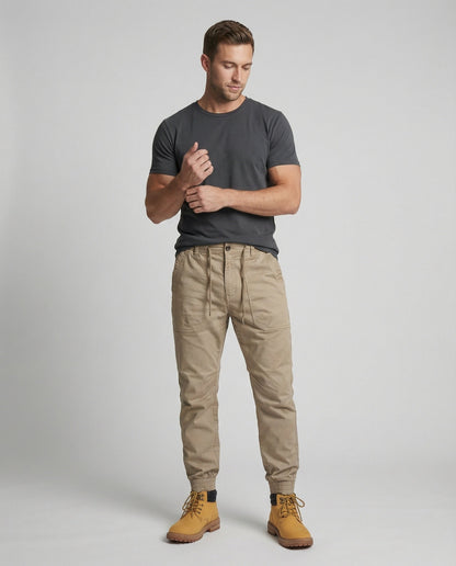 Herren Cargo-Hose Flexibel - Eveloria