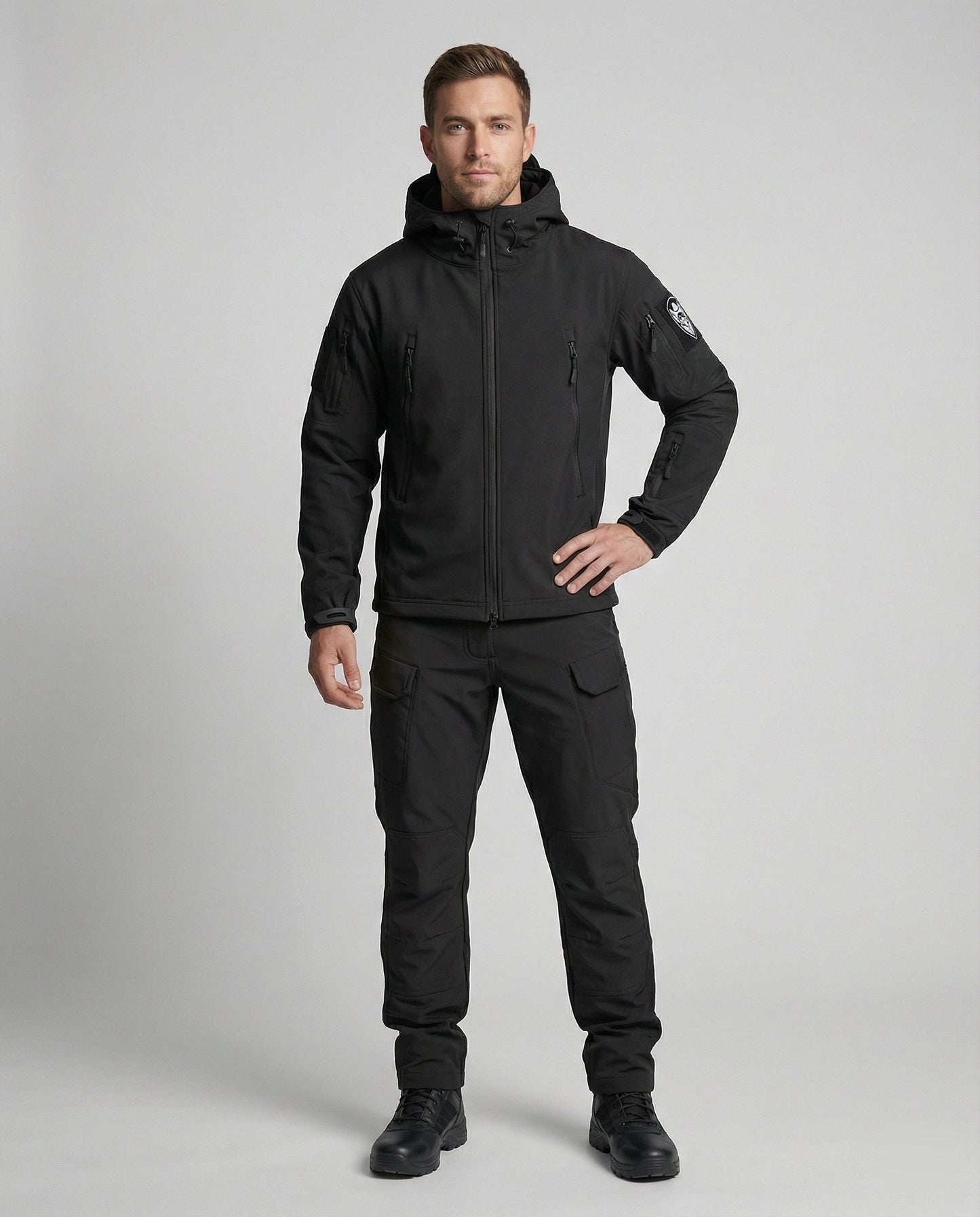 Herren Fleecejacke Multifunktionsjacke - Eveloria