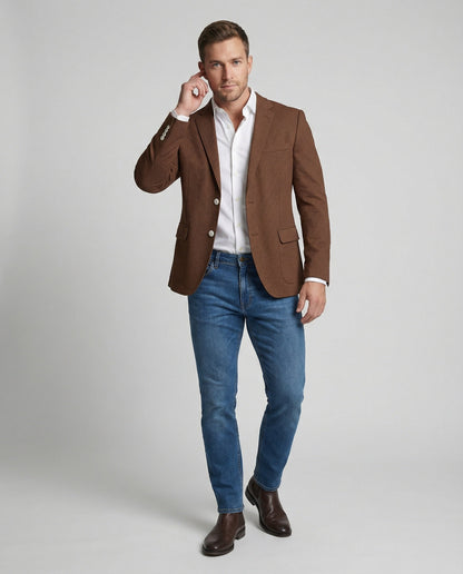 Herren Slim-Fit Blazer - Eveloria