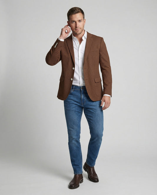 Herren Slim-Fit Blazer - Eveloria