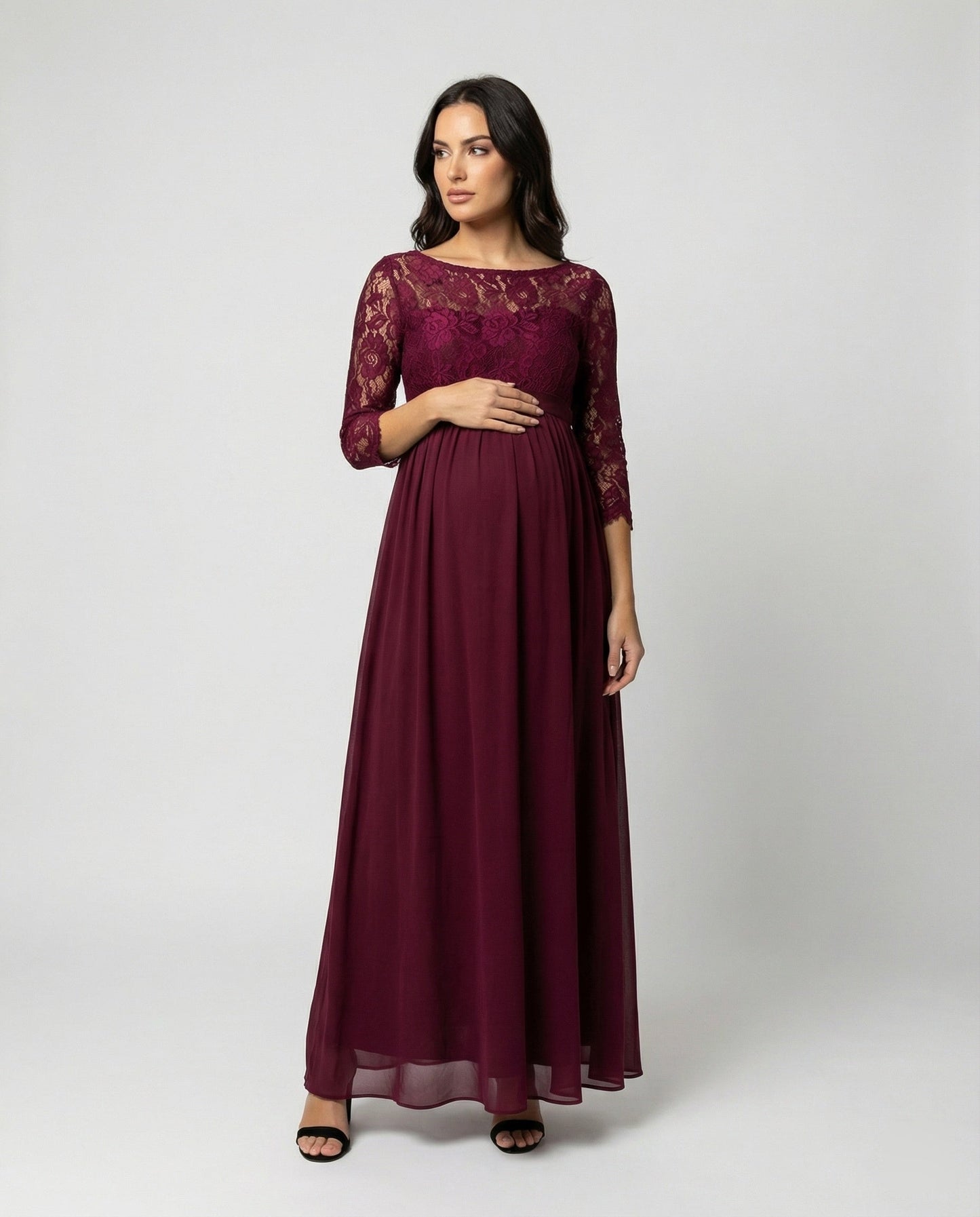 Elegantes Damen Abendkleid für Schwangere - Eveloria