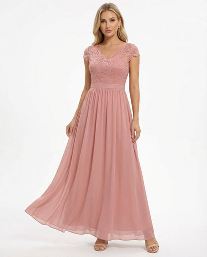 Damen Abendkleid Elegantes Schwarz - Eveloria