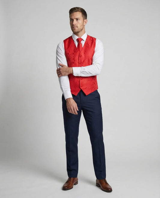 Herren Paisley Anzugweste Elegantes Design - Eveloria