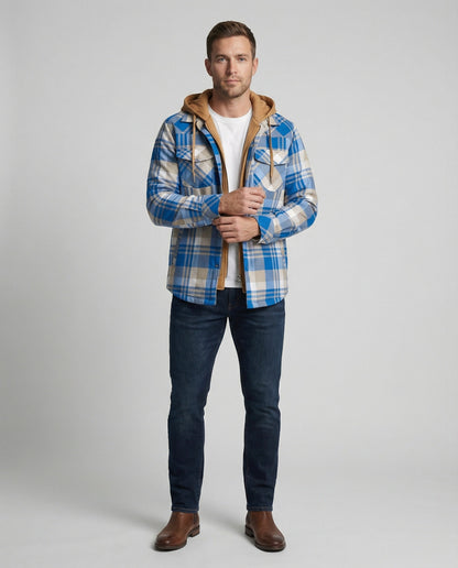Herren Gefütterte Holzfällerjacke