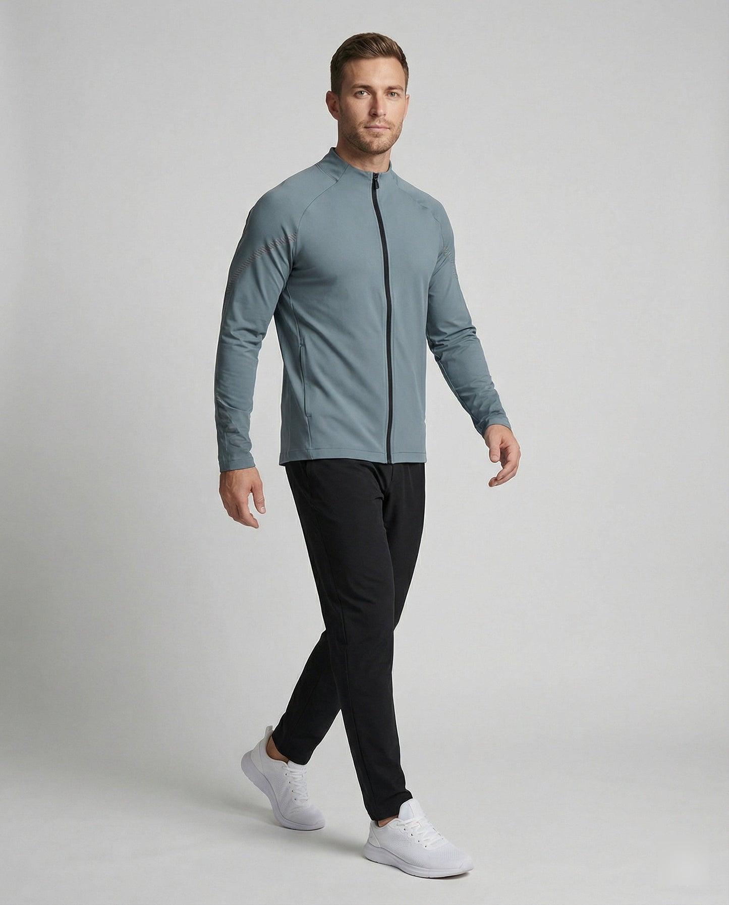 Herren Trainingsjacke Atmungsaktiv Raglan