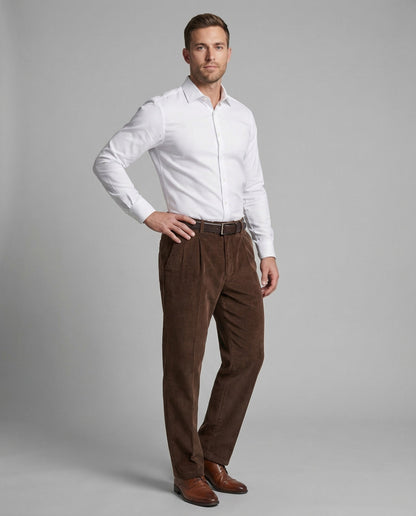 Herren Feincordhose Gürtelschlaufen