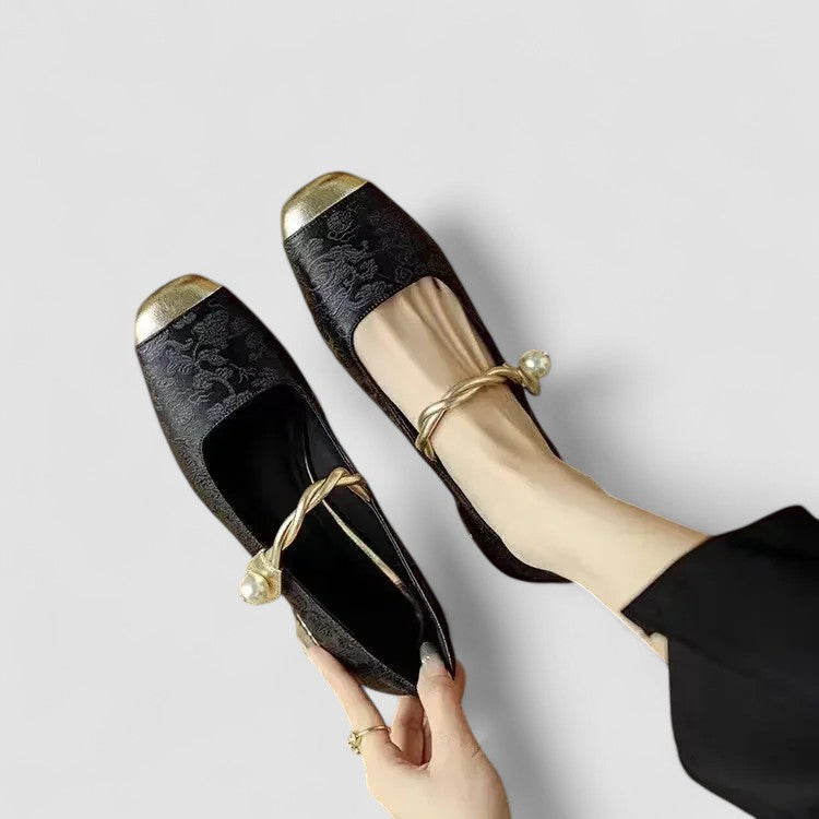 Damen Orthopädische Mary Jane Schuhe Niedrig Absatz