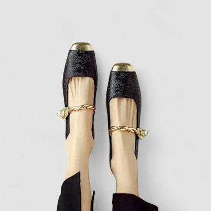 Damen Orthopädische Mary Jane Schuhe Niedrig Absatz