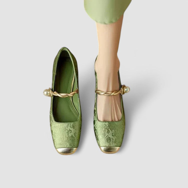 Damen Orthopädische Mary Jane Schuhe Niedrig Absatz