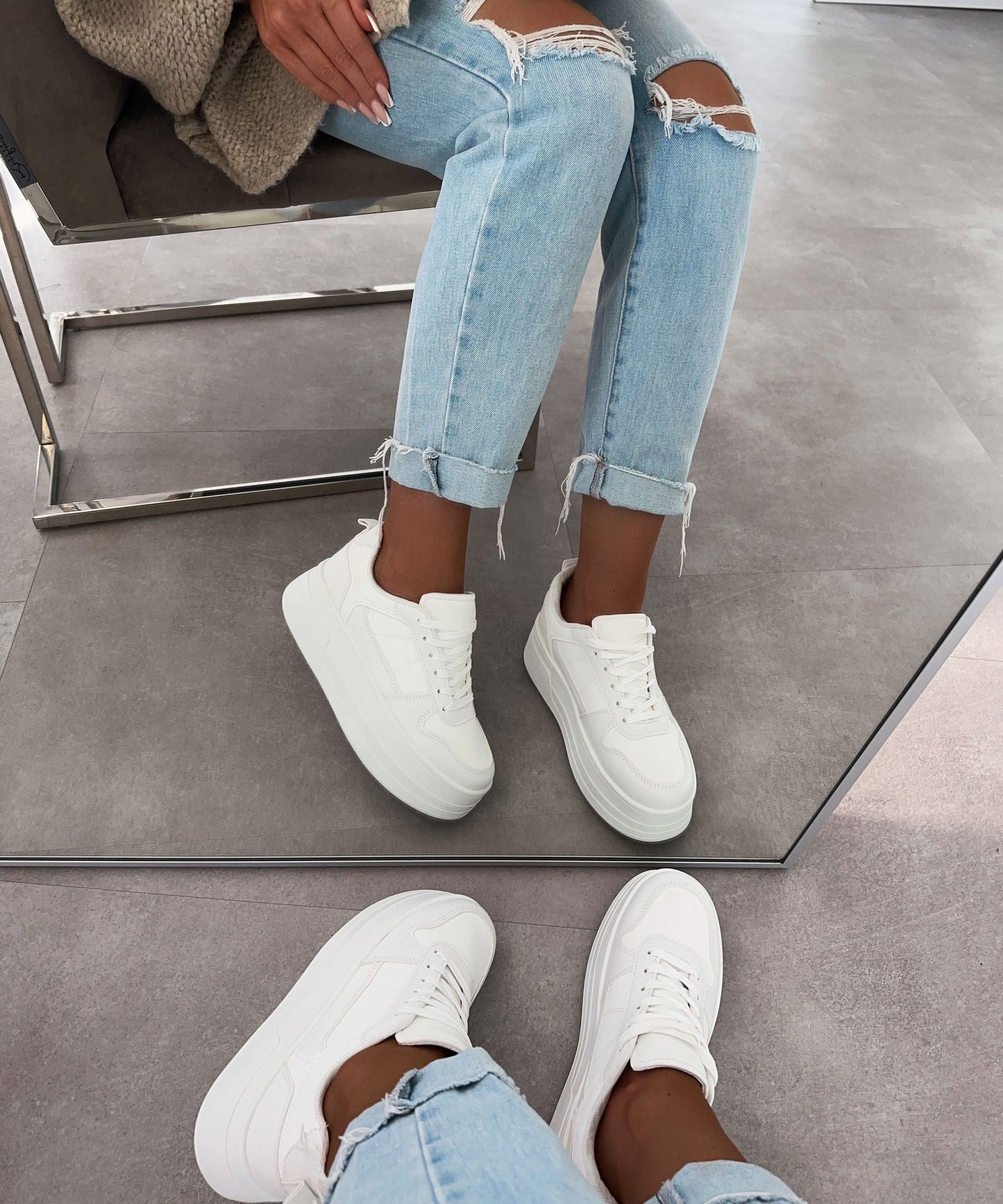 Damen Sneaker Georgia Weiß