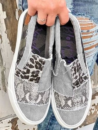 Damen Sneaker Niedriger Schaft Patch-Design