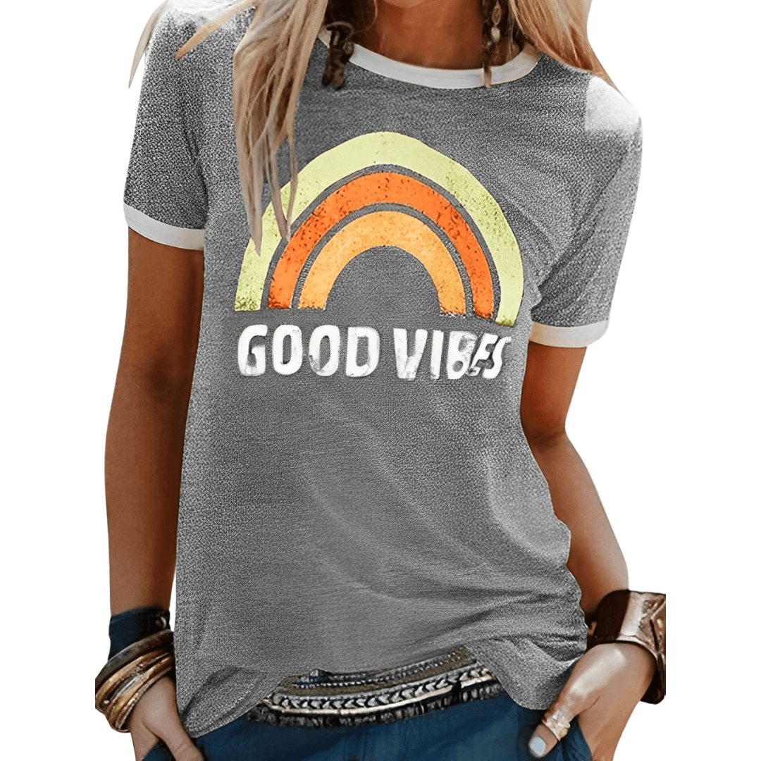 Damen T-Shirt Weiche Baumwolle Oversized Sommerleicht