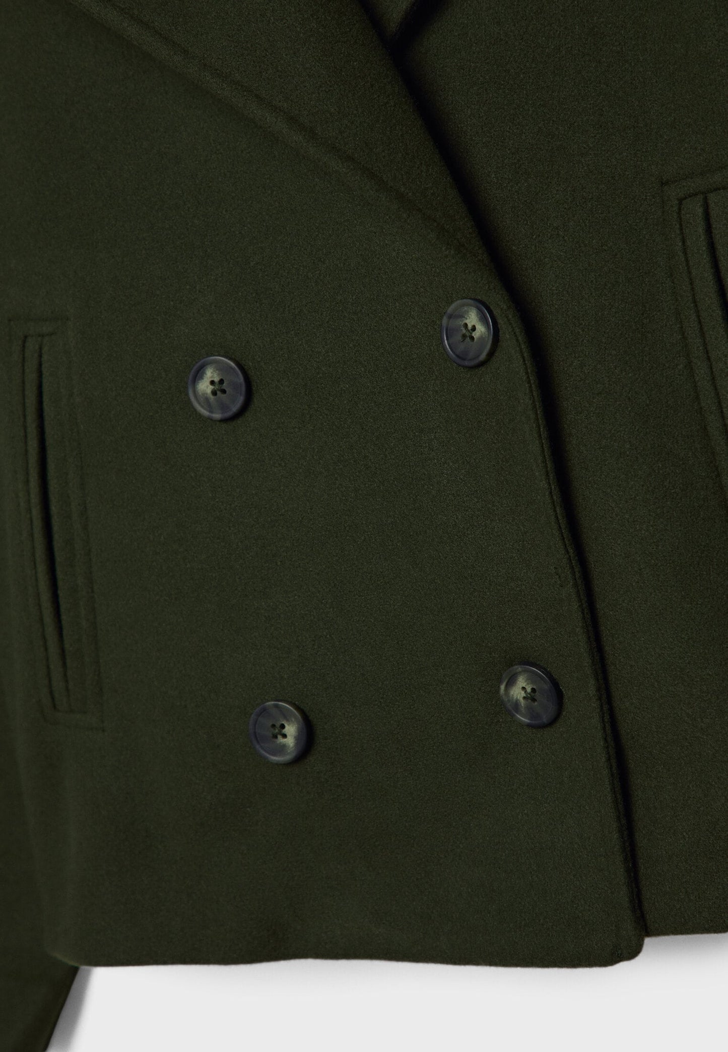 Damen Oversize Kurzmantel Herbst Übergang