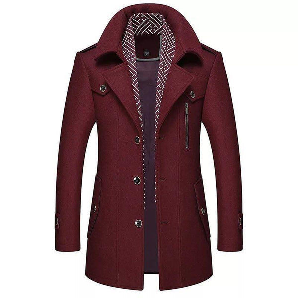 Herren Wildlederjacke Stilvoll Braun
