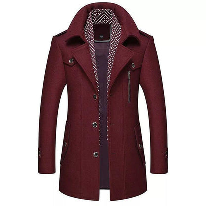 Herren Wildlederjacke Stilvoll Braun