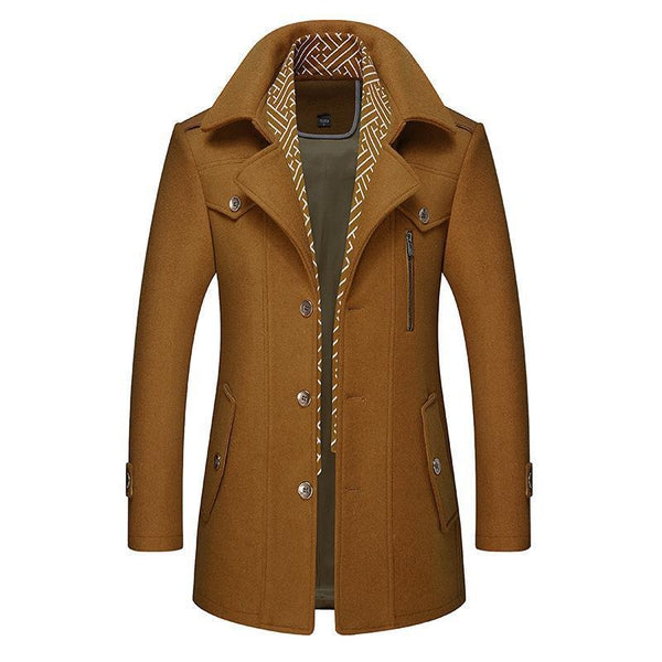 Herren Wildlederjacke Stilvoll Braun