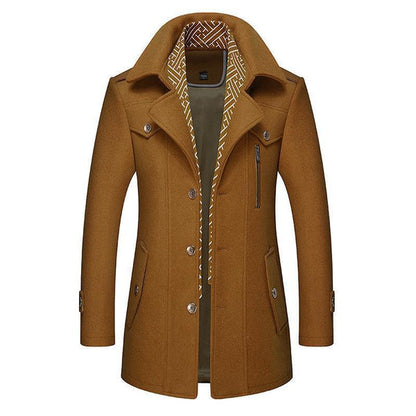 Herren Wildlederjacke Stilvoll Braun