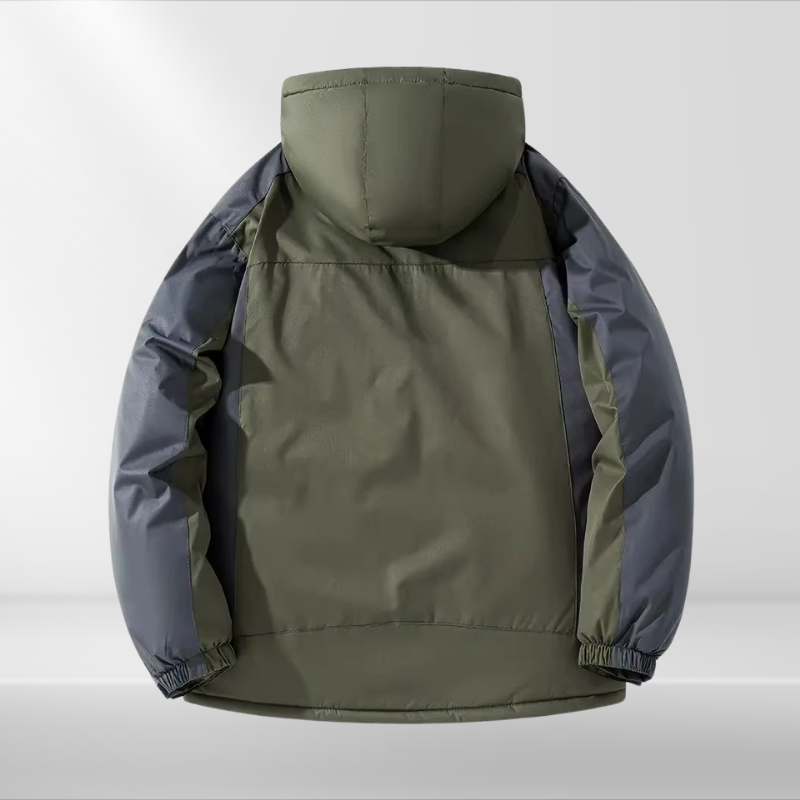 Herren Winterjacke Kapuze Wasserfest Wärmend