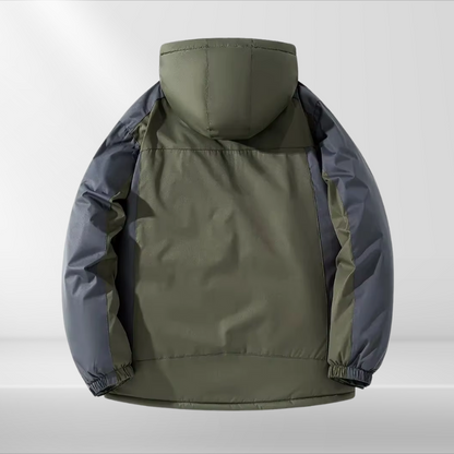 Herren Winterjacke Kapuze Wasserfest Wärmend